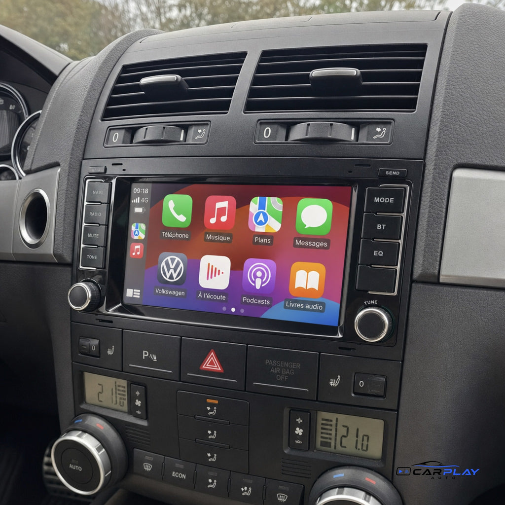 Écran CarPlay compatible avec Volkswagen Touareg [2004-2011]
