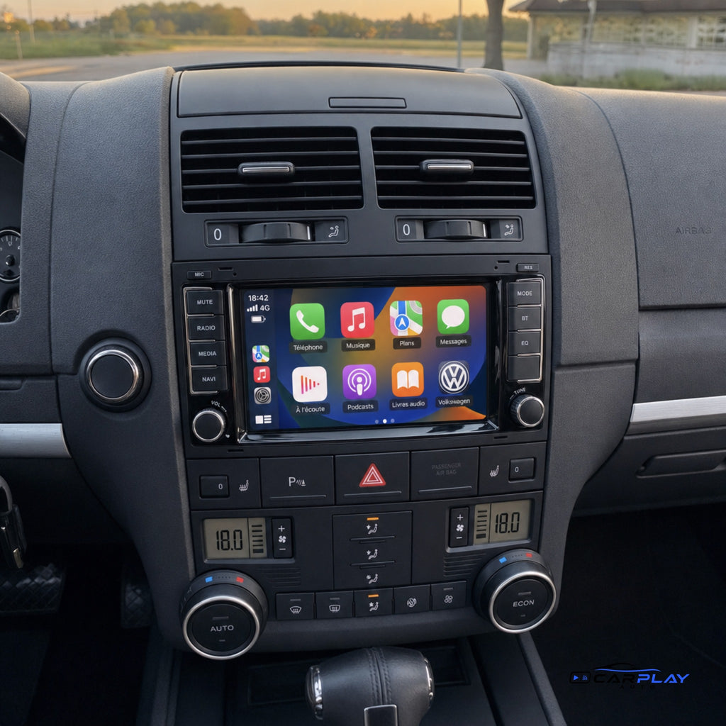 Écran CarPlay compatible avec Volkswagen Touareg [2004-2011]