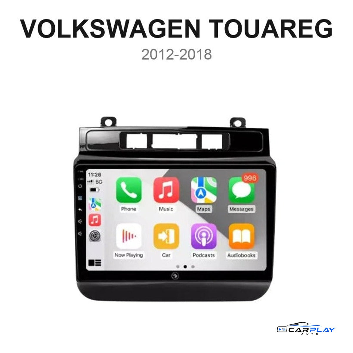 Écran CarPlay compatible avec Volkswagen Touareg [2012-2018] - Type A - 3 boutons