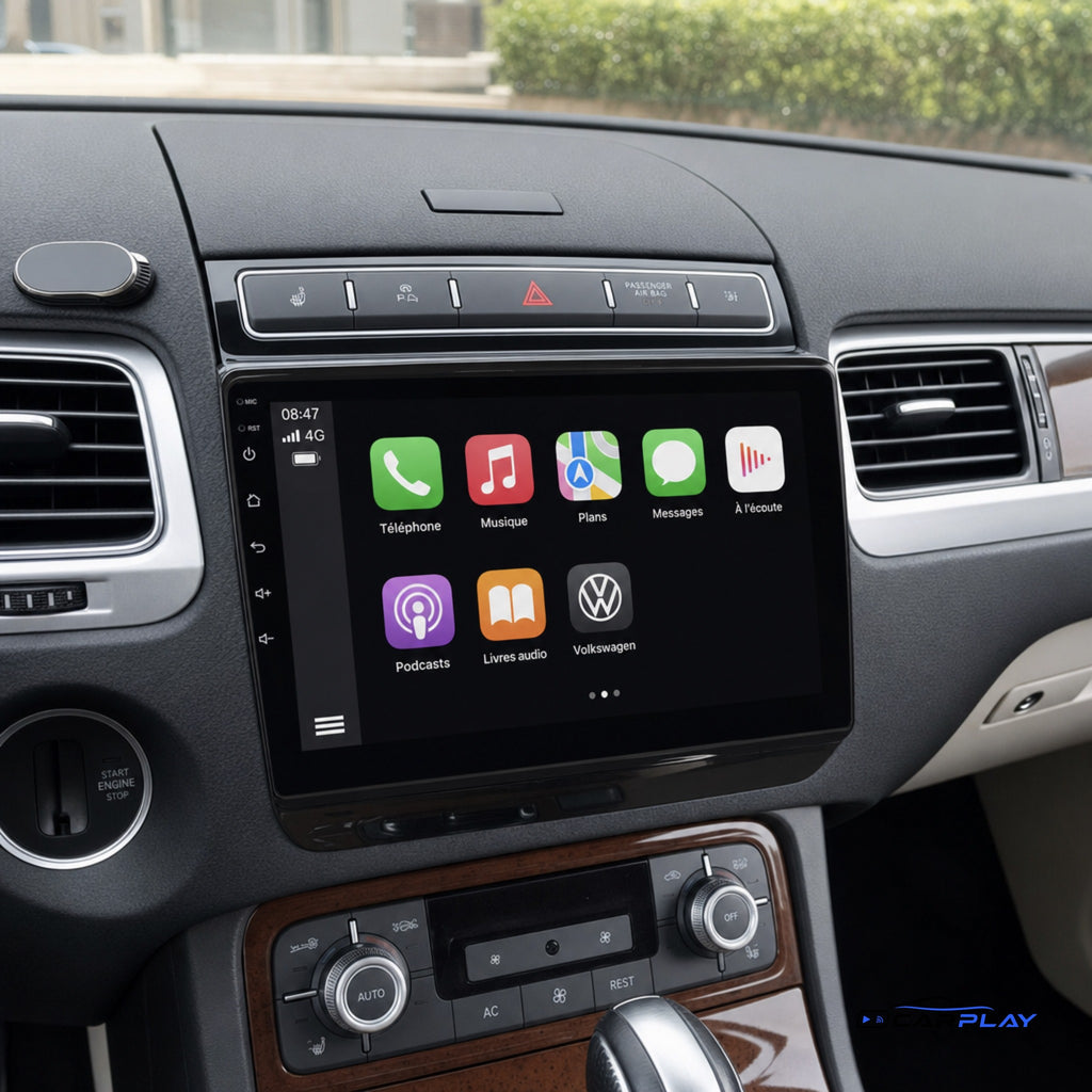 Écran CarPlay compatible avec Volkswagen TOUAREG [2012-2018] - TYPE B | 5 boutons