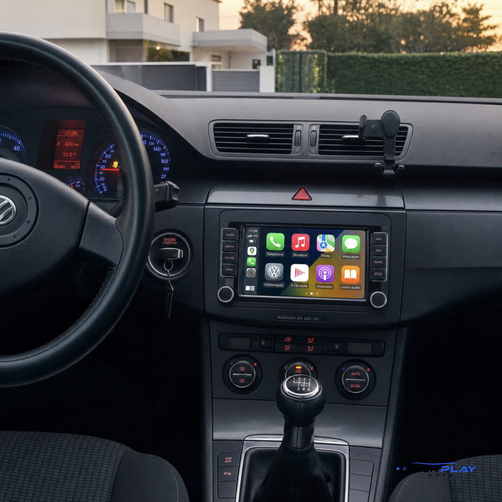 Écran CarPlay compatible avec Volkswagen Touran [2003-2013]