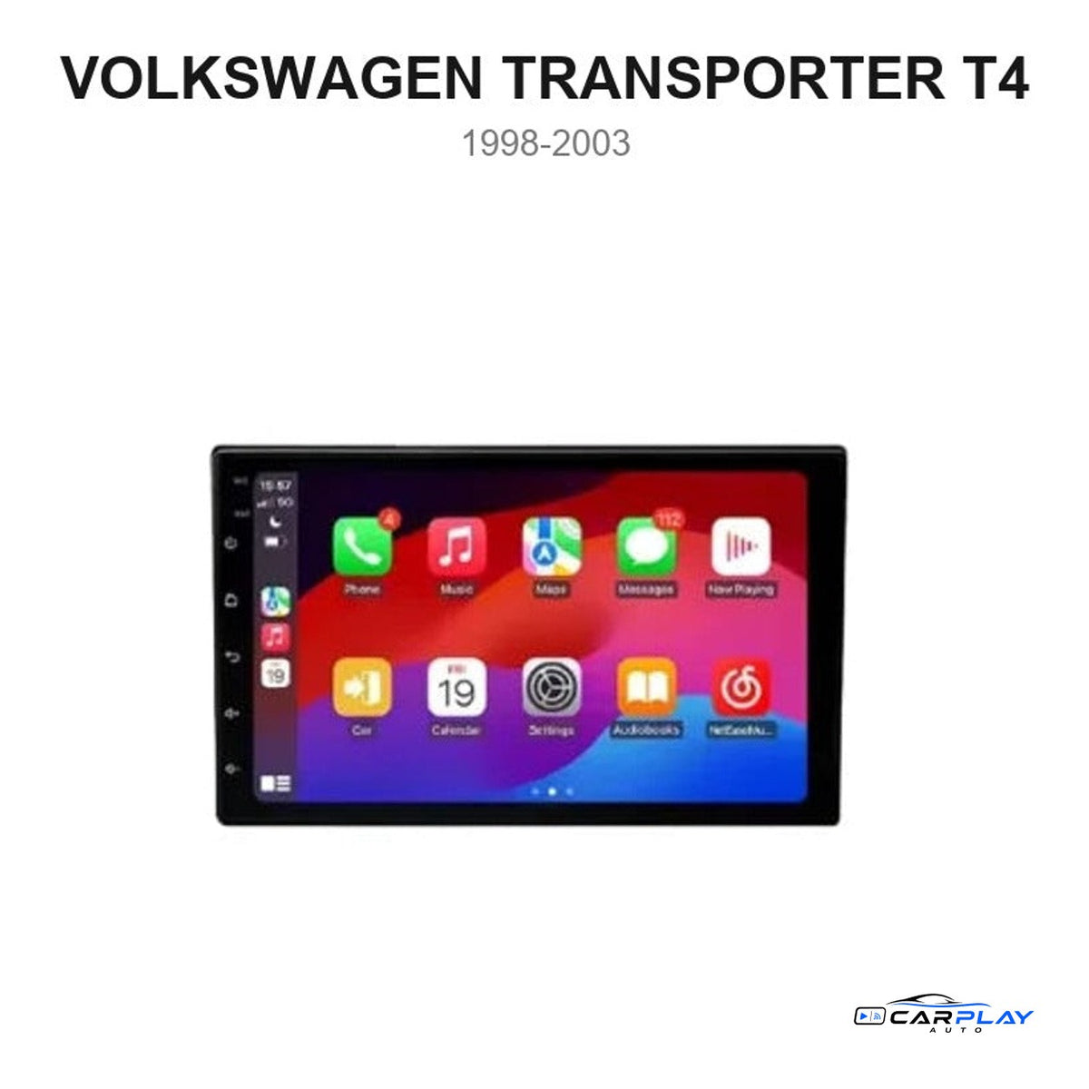 Écran CarPlay compatible avec Volkswagen TRANSPORTER T4 [1998-2003]