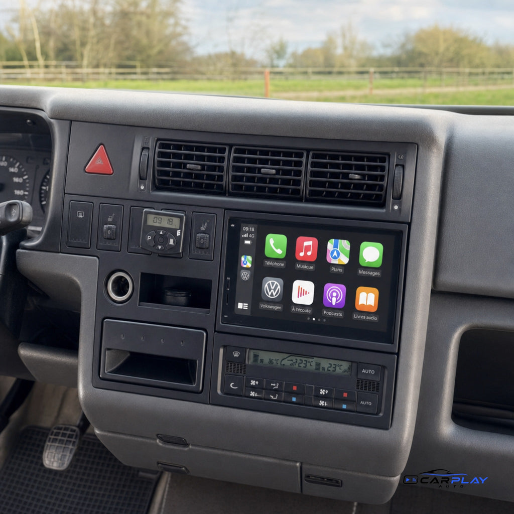 Écran CarPlay compatible avec Volkswagen TRANSPORTER T4 [1998-2003]