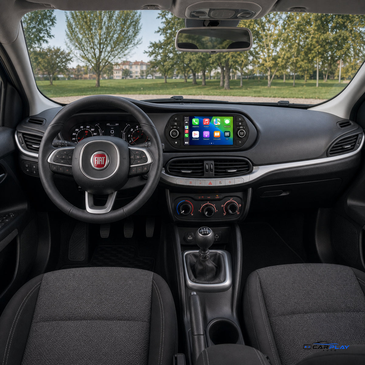 Écran CarPlay compatible avec Fiat Tipo [2015-2020]