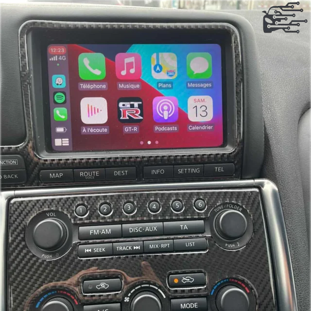 Apple Carplay pour Nissan GT-R R35 2008-2015