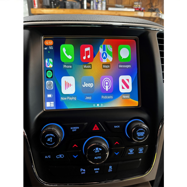 Apple Carplay pour Jeep Cherokee, Grand Cherokee, Compass et Commander