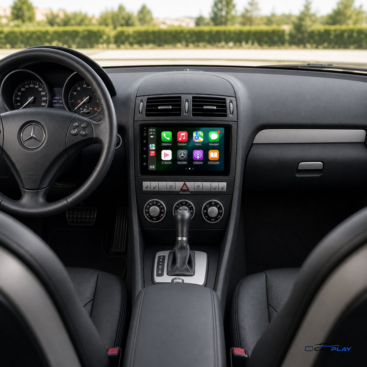 Écran CarPlay compatible avec Mercedes SLK R171 [2004-2011]