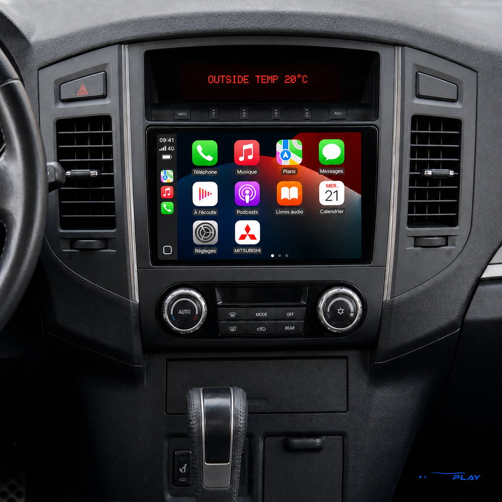 Écran CarPlay compatible avec Mitsubishi Pajero 4 [2006-2014]