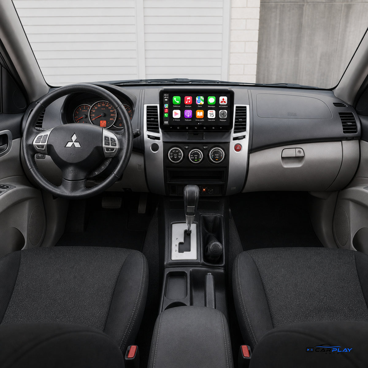 Écran CarPlay compatible avec Mitsubishi Pajero Sport [2008-2016]