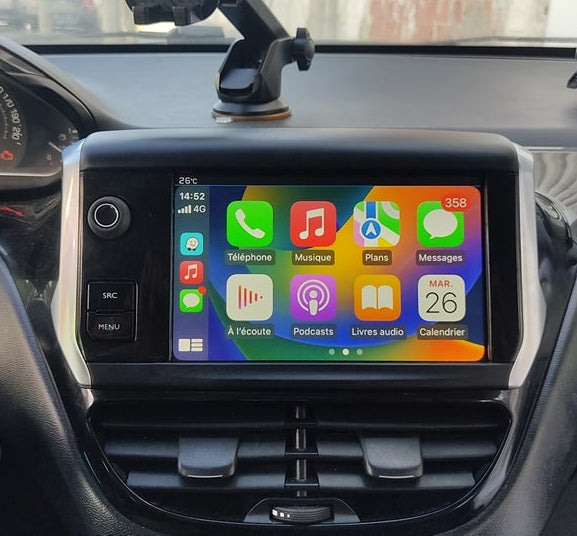 Apple Carplay pour Peugeot avec système RCC