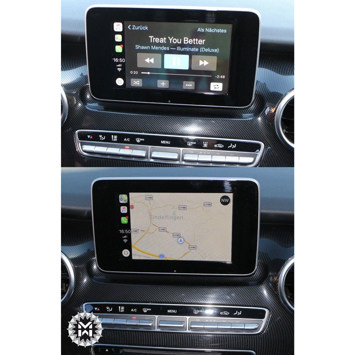 Apple Carplay pour Mercedes classe V (2015-2019)