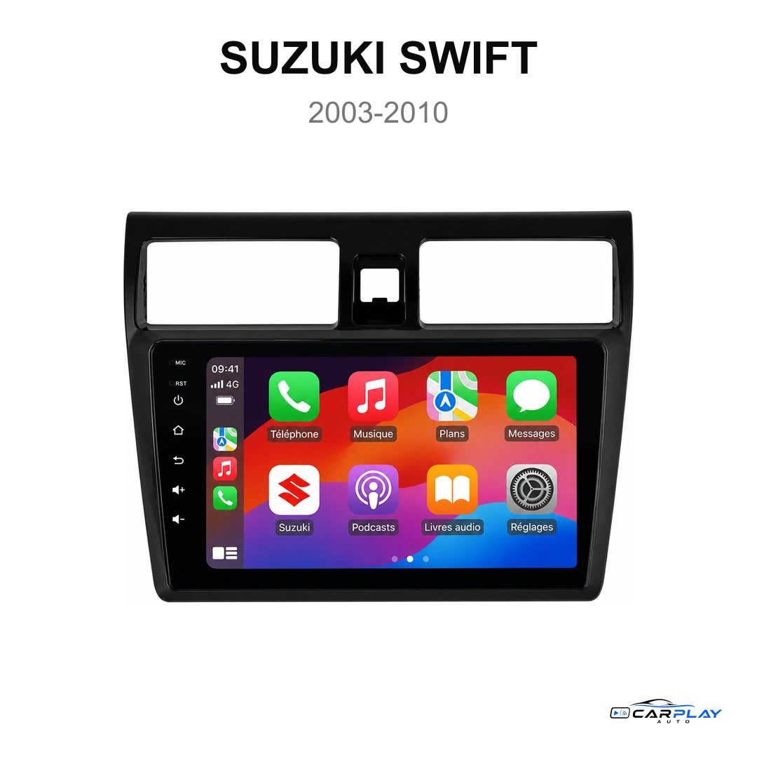 Écran CarPlay compatible avec Suzuki Swift [2003-2010]