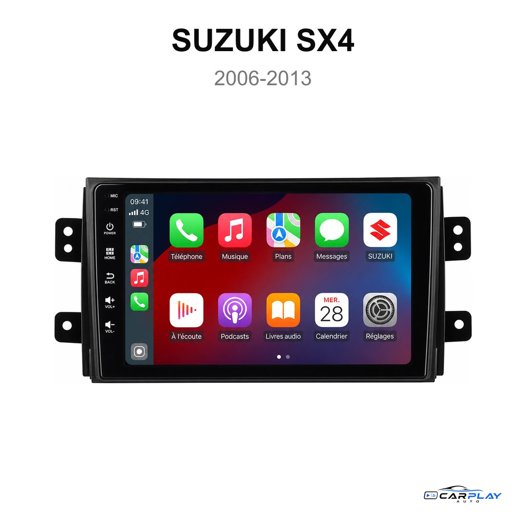 Écran CarPlay compatible avec Suzuki SX4 [2006-2013]