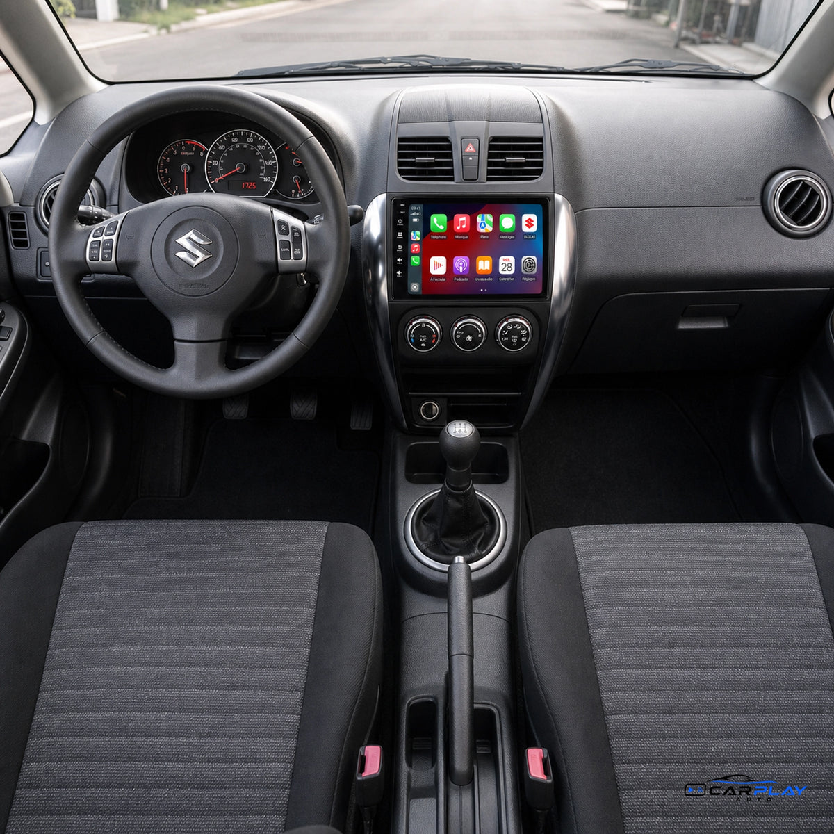 Écran CarPlay compatible avec Suzuki SX4 [2006-2013]