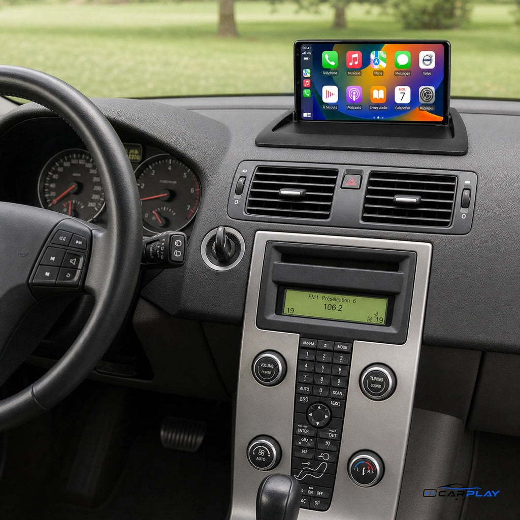 Écran CarPlay compatible avec Volvo C30 [2006-2012]