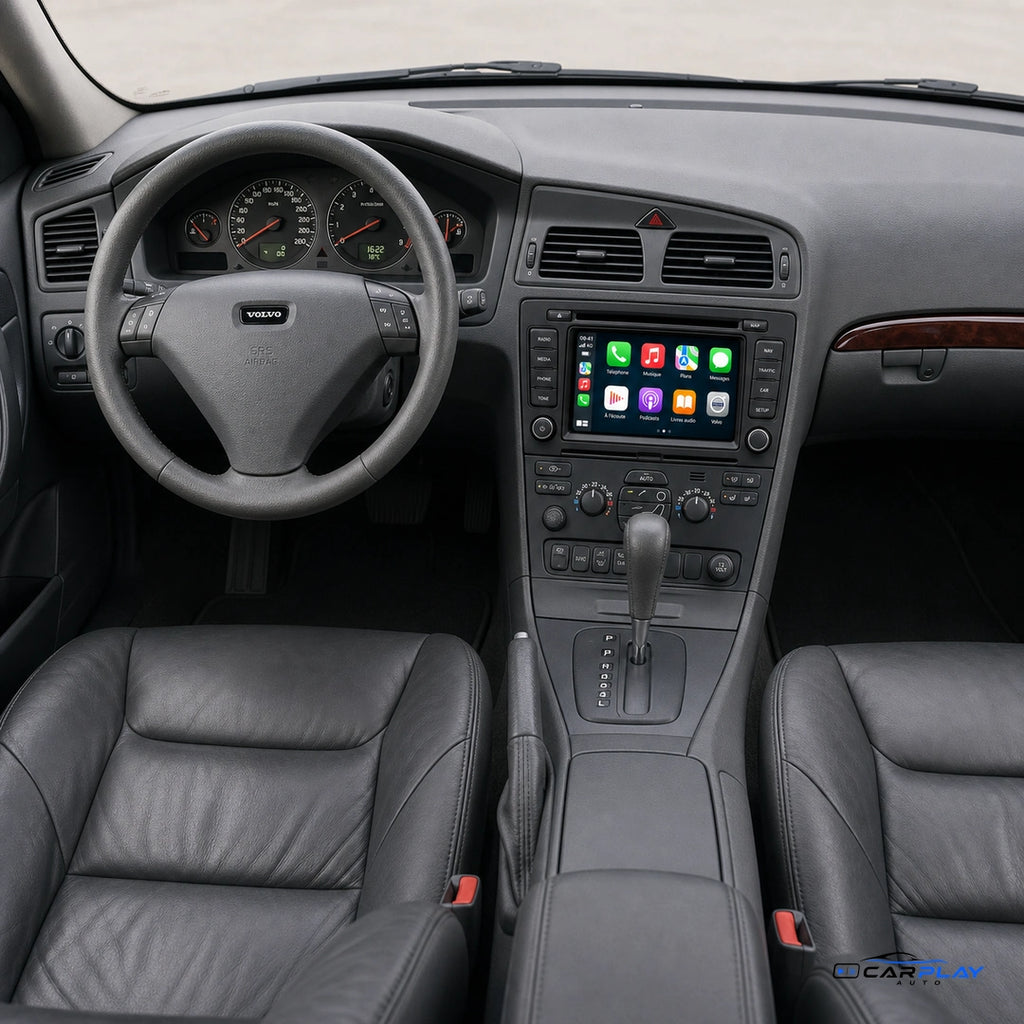 Écran CarPlay compatible avec Volvo S60 [2000-2004]