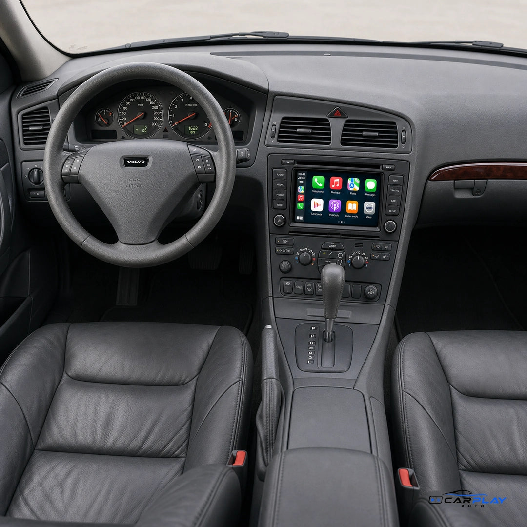 Écran CarPlay compatible avec Volvo S60 [2000-2004]