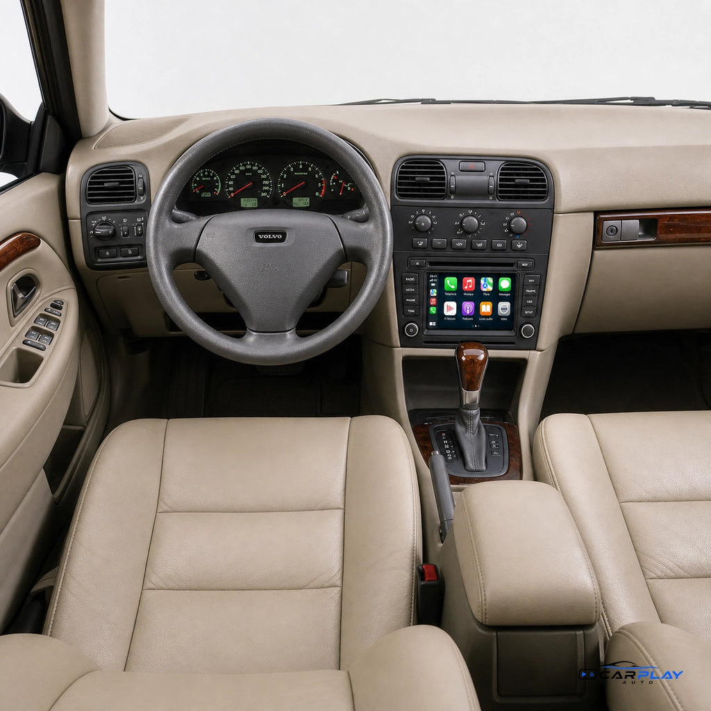 Écran CarPlay compatible avec Volvo V40 [2000-2004]