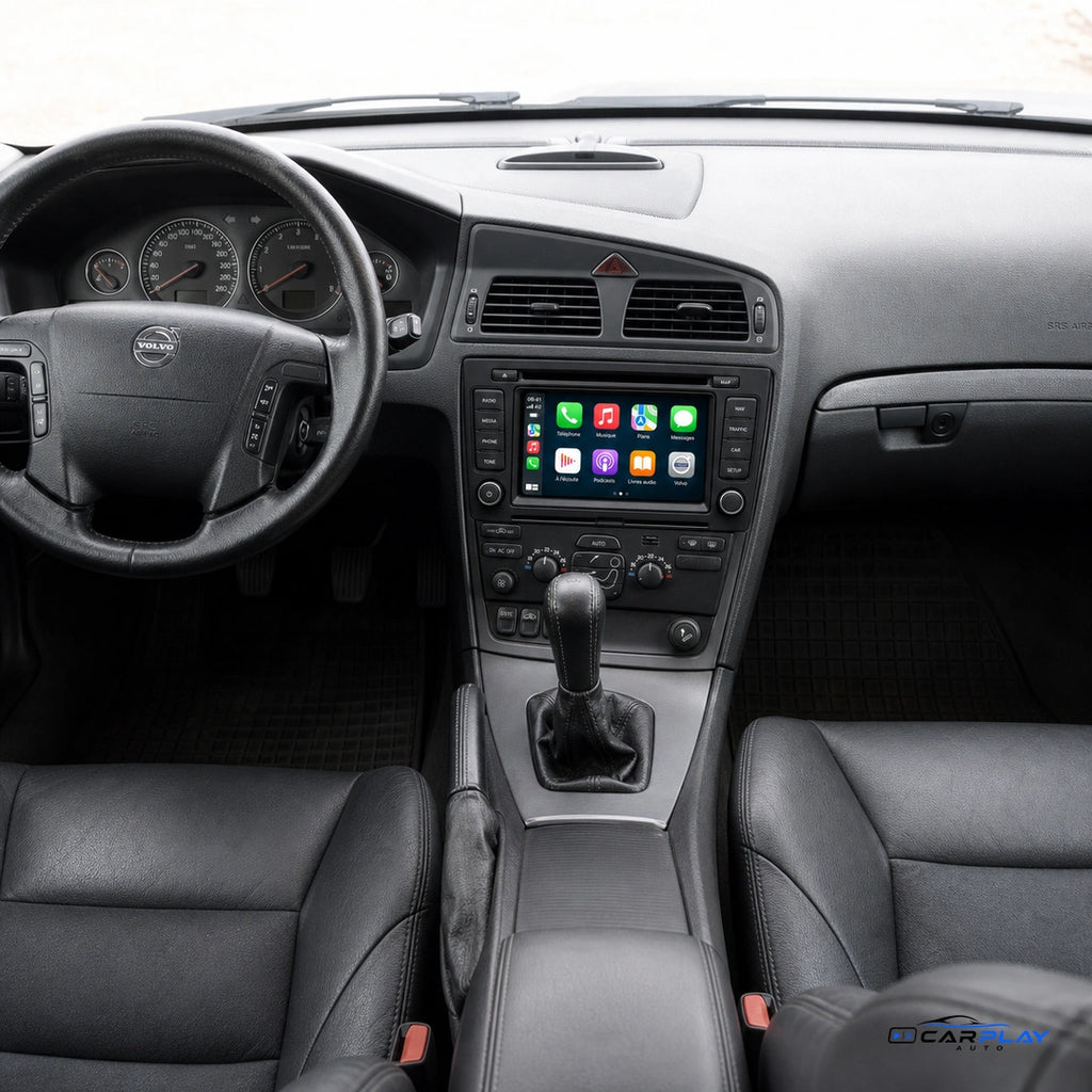 Écran CarPlay compatible avec Volvo V70 [2005-2009]