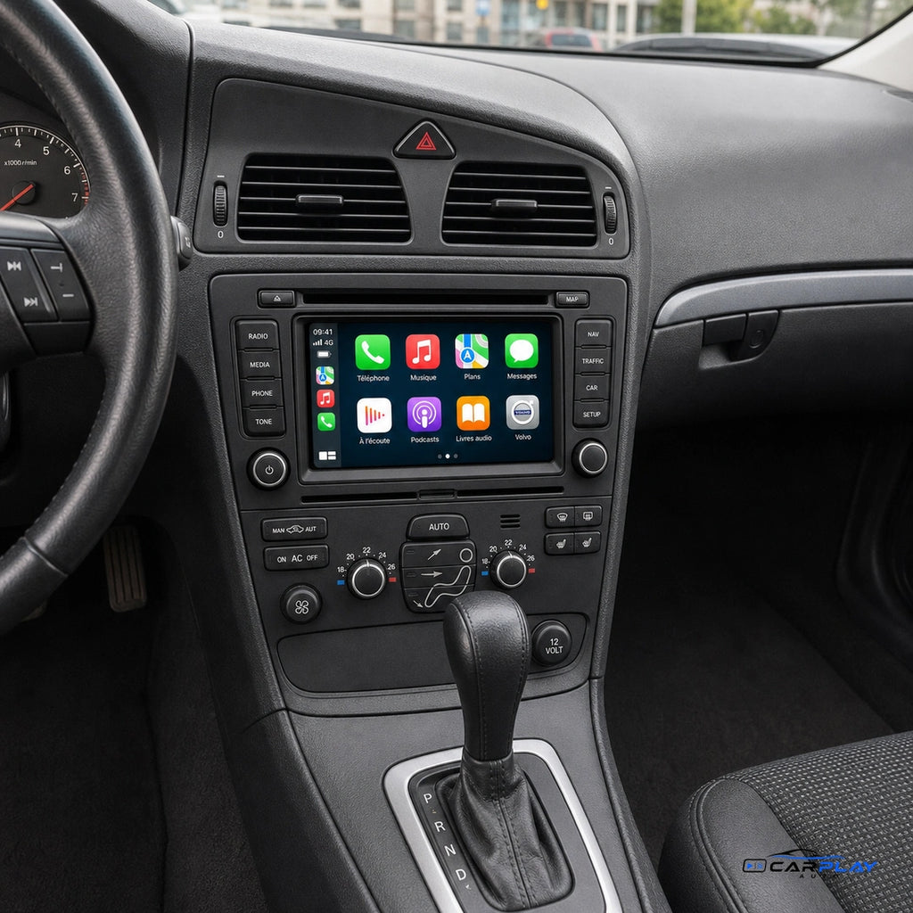 Écran CarPlay compatible avec Volvo XC70 [2005-2009] Style d'origine